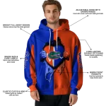 florida gators heartbeat graphic blue hoodie best selling