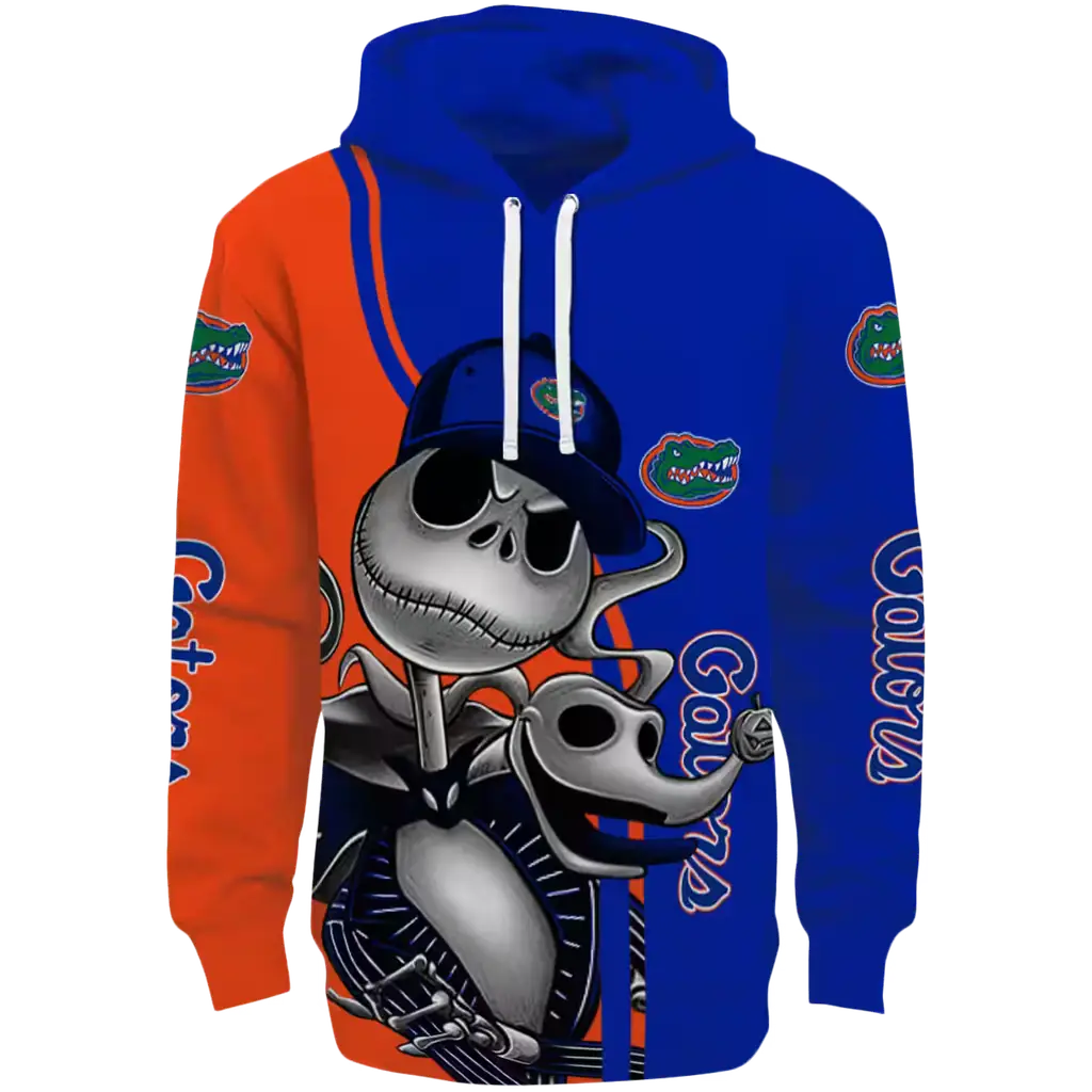 florida gators jack skellington blue hoodie best selling florida gators jack skellington blue hoodie best selling