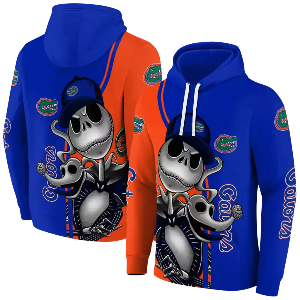 florida gators jack skellington blue hoodie fashion forward florida gators jack skellington blue hoodie fashion forward