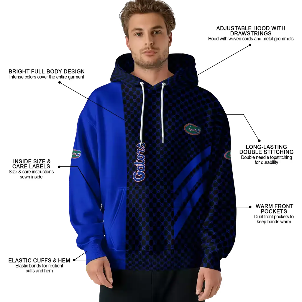 florida gators monogram pattern blue hoodie latest model florida gators monogram pattern blue hoodie latest model