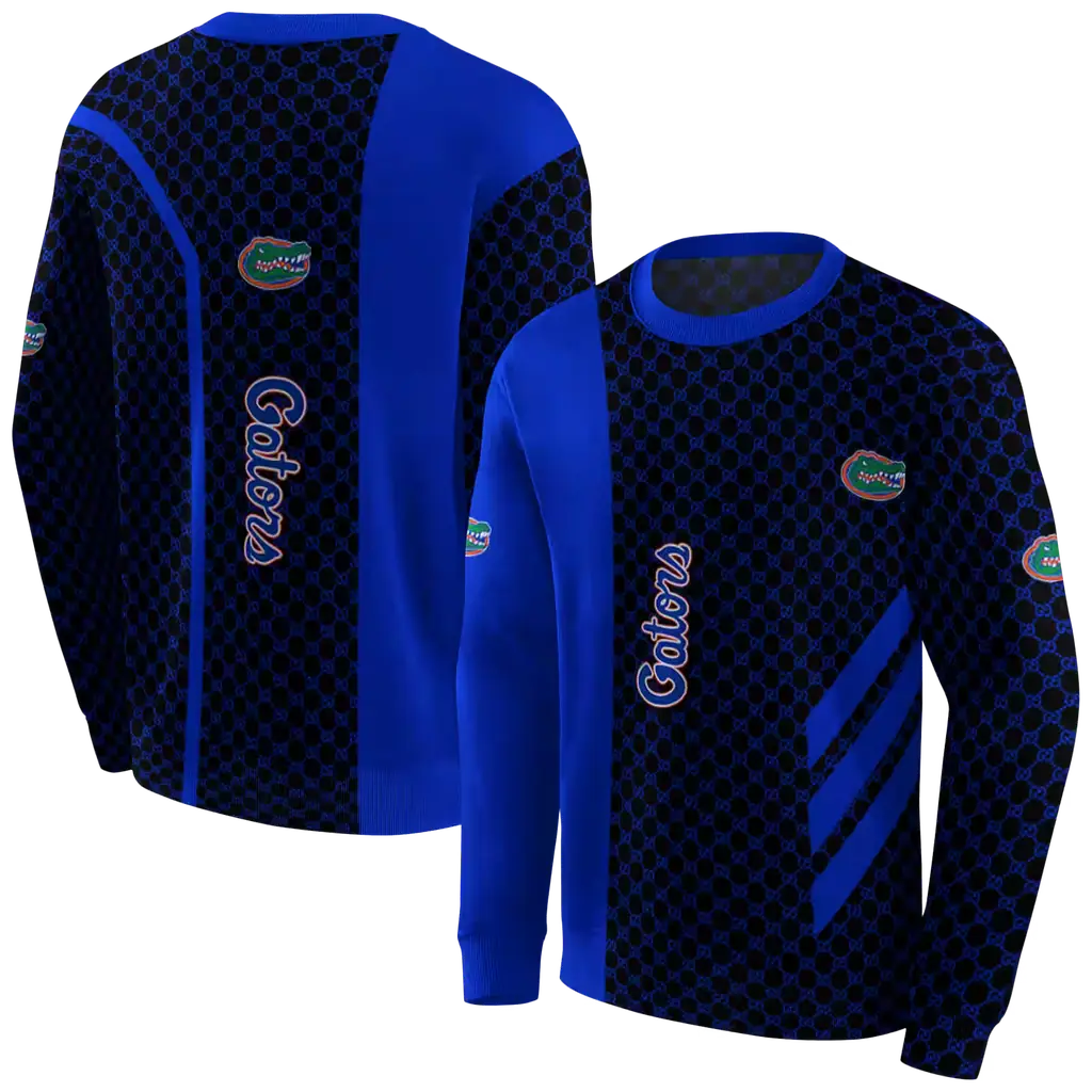 florida gators monogram pattern blue hoodie premium grade florida gators monogram pattern blue hoodie premium grade