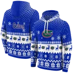 florida gators reindeer motif blue hoodie best selling