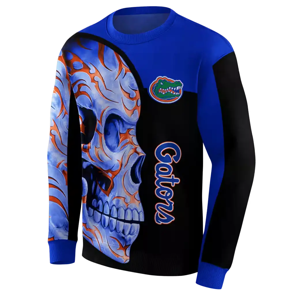 florida gators skull motif blue black hoodie new arrival florida gators skull motif blue black hoodie new arrival
