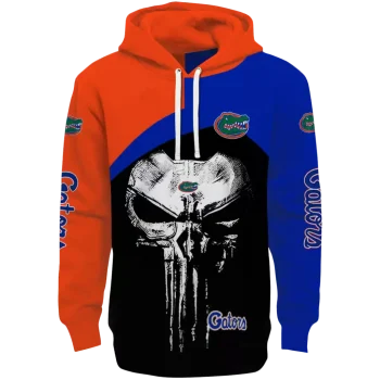 florida gators skull punisher orange black hoodie best selling
