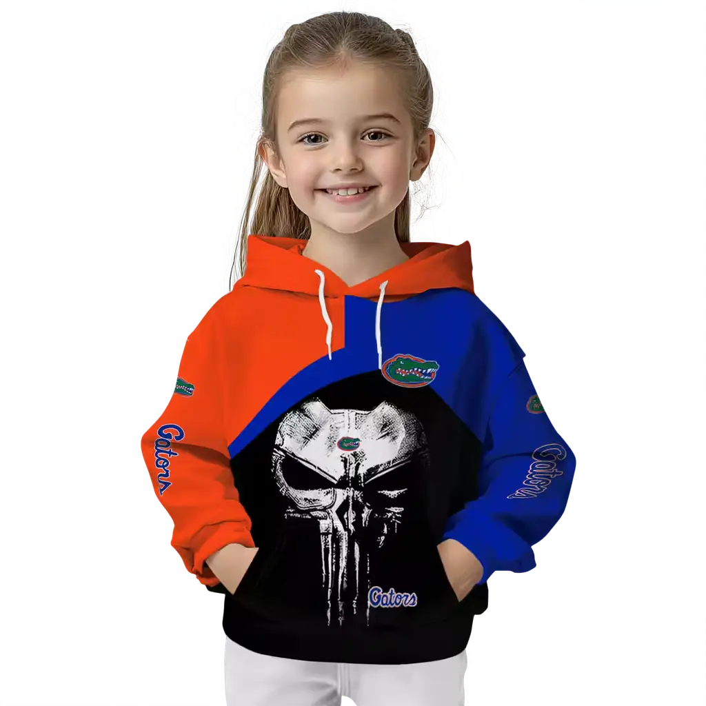 florida gators skull punisher orange black hoodie top rated florida gators skull punisher orange black hoodie top rated