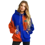 florida gators splatter effect blue hoodie best selling