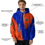 florida gators splatter effect blue hoodie best selling