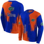 florida gators splatter effect blue hoodie best selling