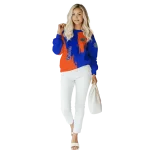 florida gators splatter effect blue hoodie best selling