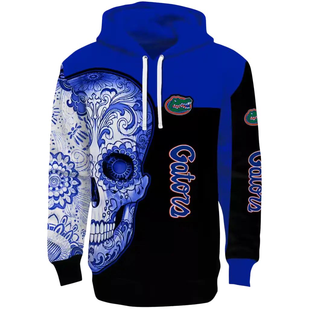 florida gators sugar skull blue black hoodie best selling florida gators sugar skull blue black hoodie best selling