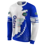florida gators triangular pattern blue white hoodie best selling