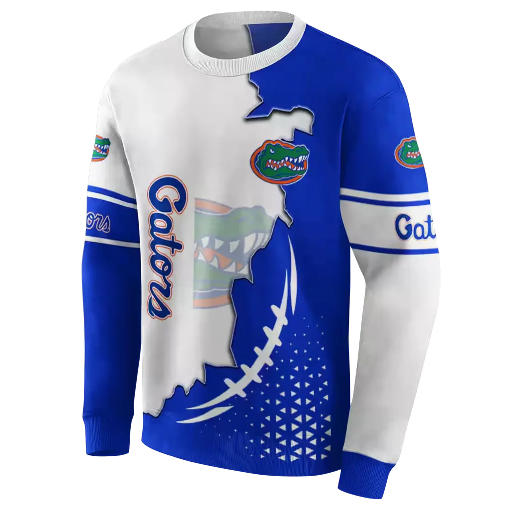florida gators triangular pattern blue white hoodie new arrival florida gators triangular pattern blue white hoodie new arrival
