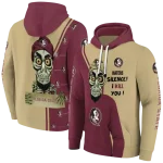 florida state seminoles achmed skull garnet hoodie best selling