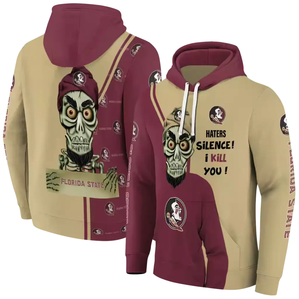 florida state seminoles achmed skull garnet hoodie fashion forward florida state seminoles achmed skull garnet hoodie fashion forward