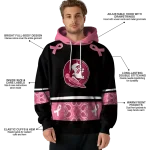 florida state seminoles awareness ribbon black pink hoodie best selling