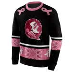 florida state seminoles awareness ribbon black pink hoodie best selling
