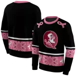 florida state seminoles awareness ribbon black pink hoodie best selling