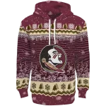 florida state seminoles christmas trees garnet hoodie best selling