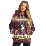 florida state seminoles christmas trees garnet hoodie best selling