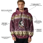 florida state seminoles christmas trees garnet hoodie best selling