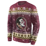 florida state seminoles christmas trees garnet hoodie best selling