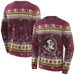 florida state seminoles christmas trees garnet hoodie best selling