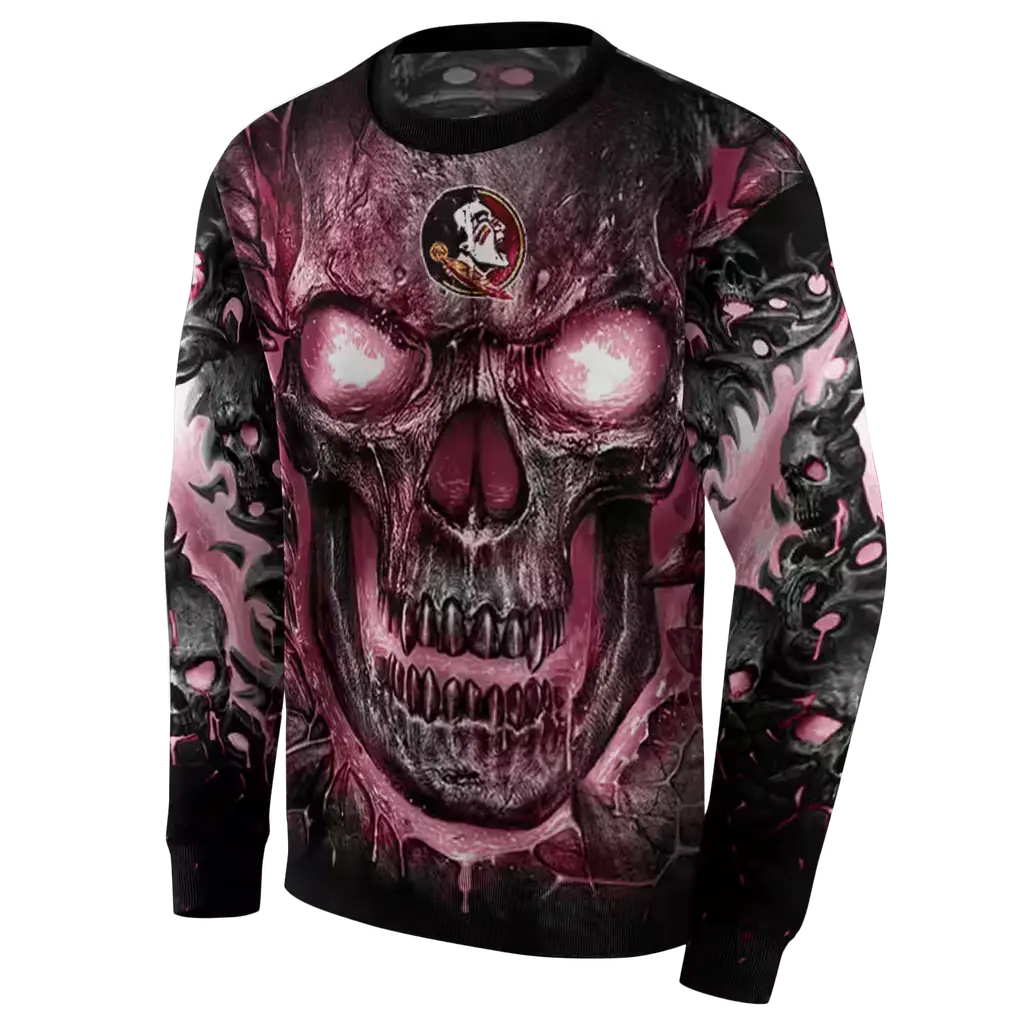 florida state seminoles demonic skull garnet black hoodie new arrival florida state seminoles demonic skull garnet black hoodie new arrival