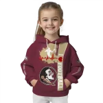 florida state seminoles football heartbeat garnet hoodie best selling