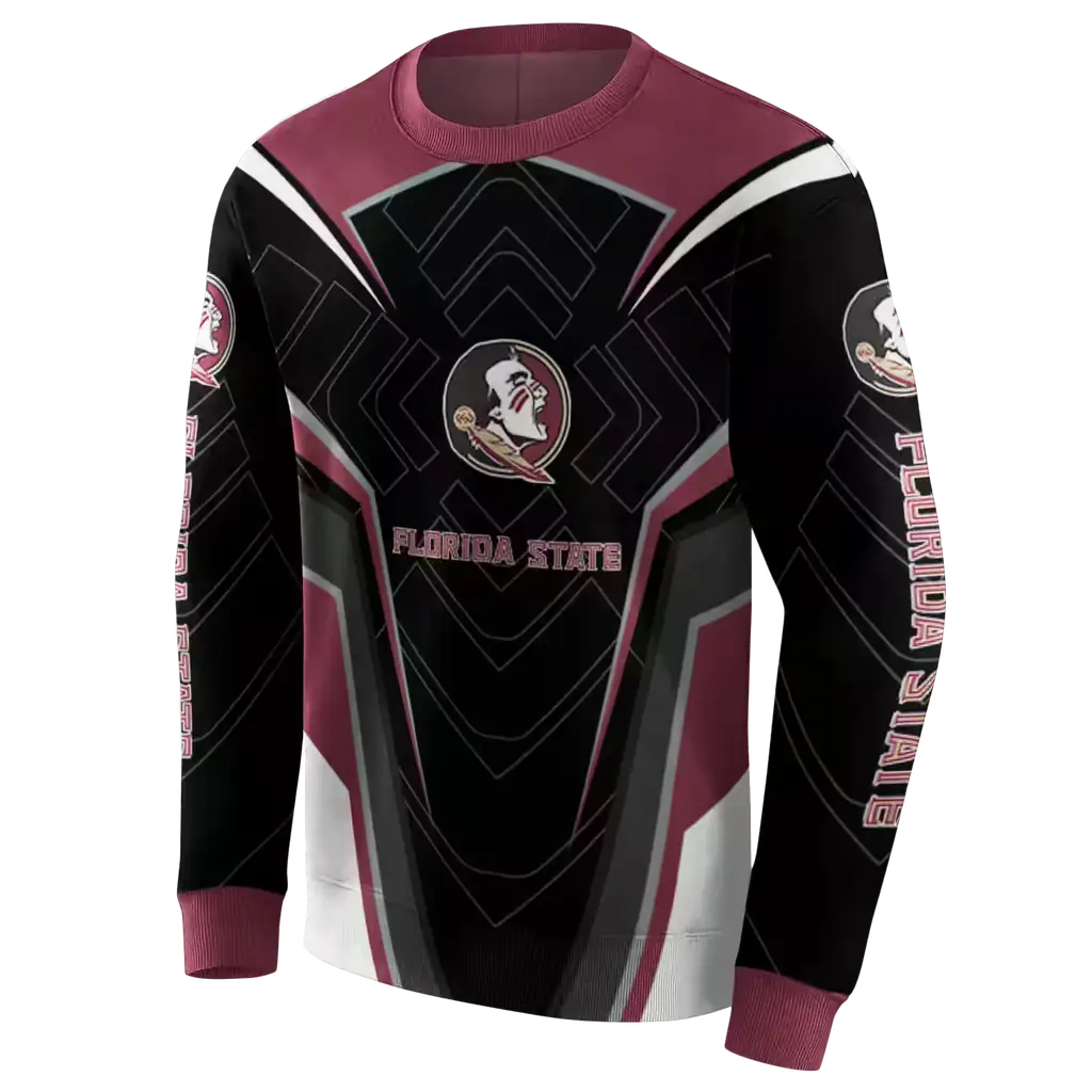 florida state seminoles futuristic pattern garnet black hoodie new arrival florida state seminoles futuristic pattern garnet black hoodie new arrival