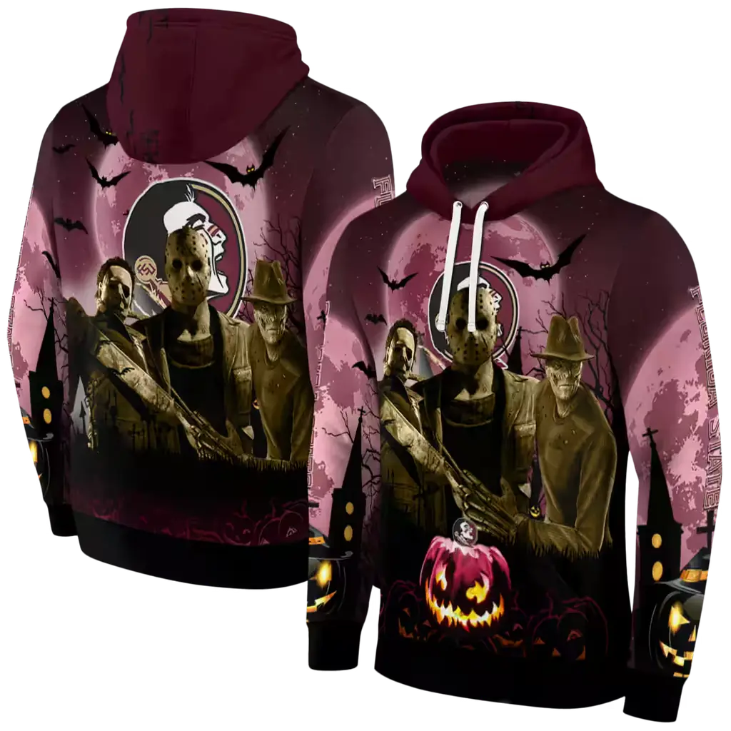florida state seminoles halloween vibes garnet black hoodie fashion forward florida state seminoles halloween vibes garnet black hoodie fashion forward
