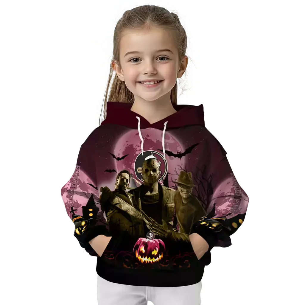 florida state seminoles halloween vibes garnet black hoodie top rated florida state seminoles halloween vibes garnet black hoodie top rated
