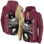 florida state seminoles jack skellington garnet hoodie best selling