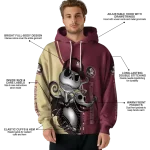 florida state seminoles jack skellington garnet hoodie best selling