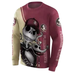 florida state seminoles jack skellington garnet hoodie best selling