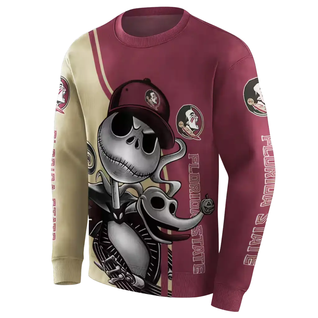 florida state seminoles jack skellington garnet hoodie new arrival florida state seminoles jack skellington garnet hoodie new arrival