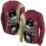 florida state seminoles jack skellington garnet hoodie best selling