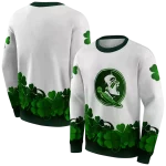 florida state seminoles lucky motif white green hoodie best selling