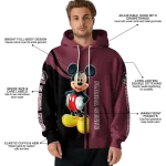 florida state seminoles mickey mouse garnet black hoodie best selling