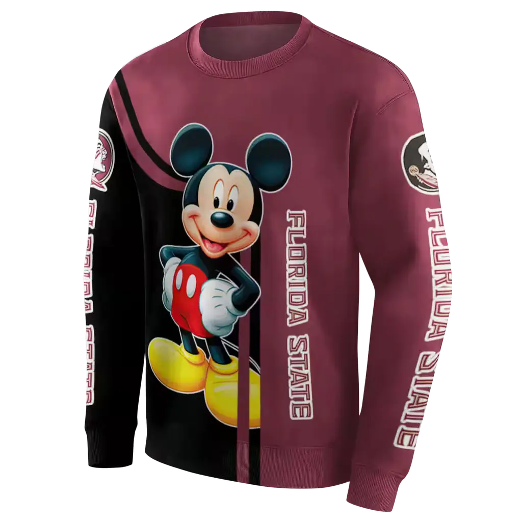 florida state seminoles mickey mouse garnet black hoodie new arrival florida state seminoles mickey mouse garnet black hoodie new arrival