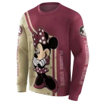 florida state seminoles minnie mouse garnet hoodie best selling
