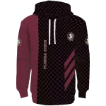 florida state seminoles monogram pattern garnet hoodie best selling