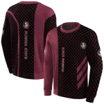 florida state seminoles monogram pattern garnet hoodie best selling