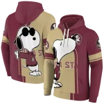 florida state seminoles playful snoopy garnet hoodie best selling