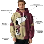 florida state seminoles playful snoopy garnet hoodie best selling