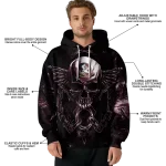 florida state seminoles skull artwork garnet black hoodie best selling