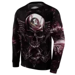 florida state seminoles skull artwork garnet black hoodie best selling