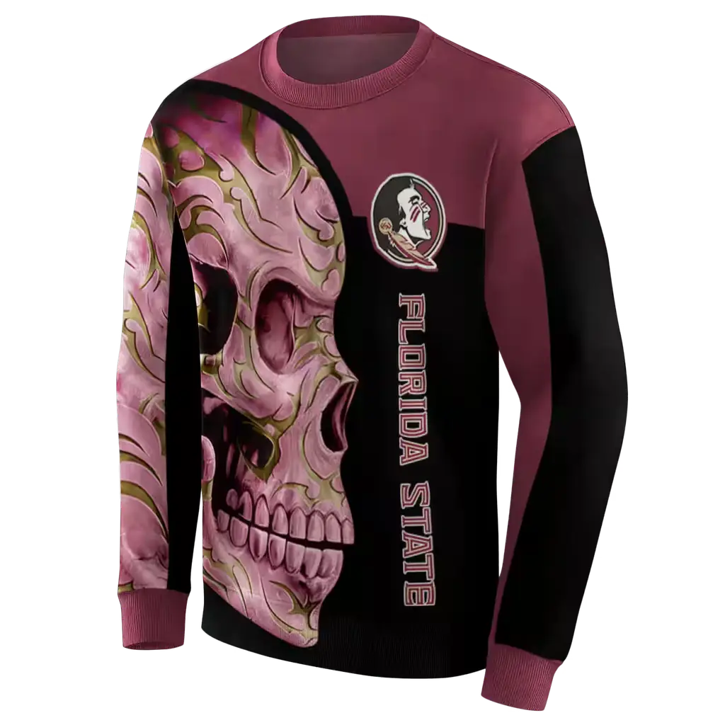 florida state seminoles skull motif garnet black hoodie new arrival florida state seminoles skull motif garnet black hoodie new arrival