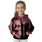florida state seminoles skull motif garnet black hoodie best selling