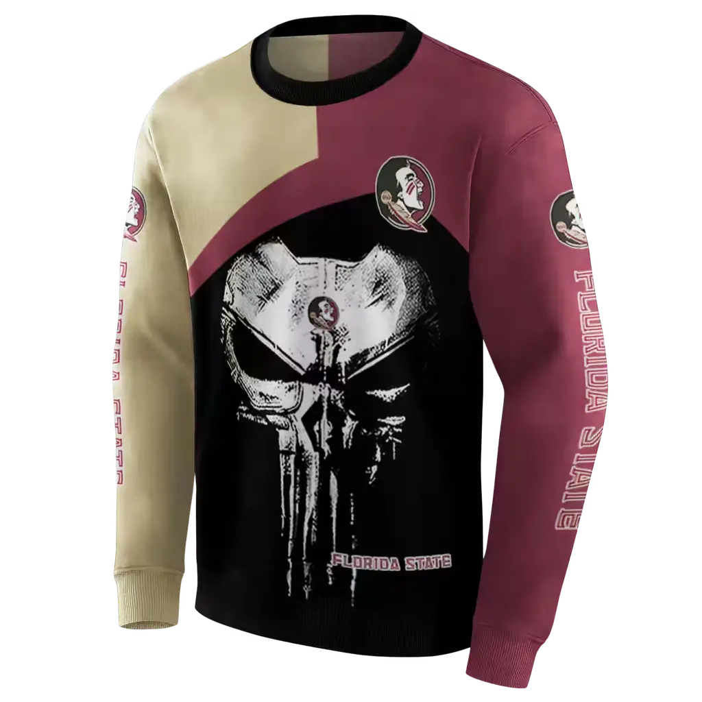 florida state seminoles skull punisher gold black hoodie new arrival florida state seminoles skull punisher gold black hoodie new arrival