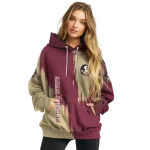 florida state seminoles splatter effect garnet hoodie best selling